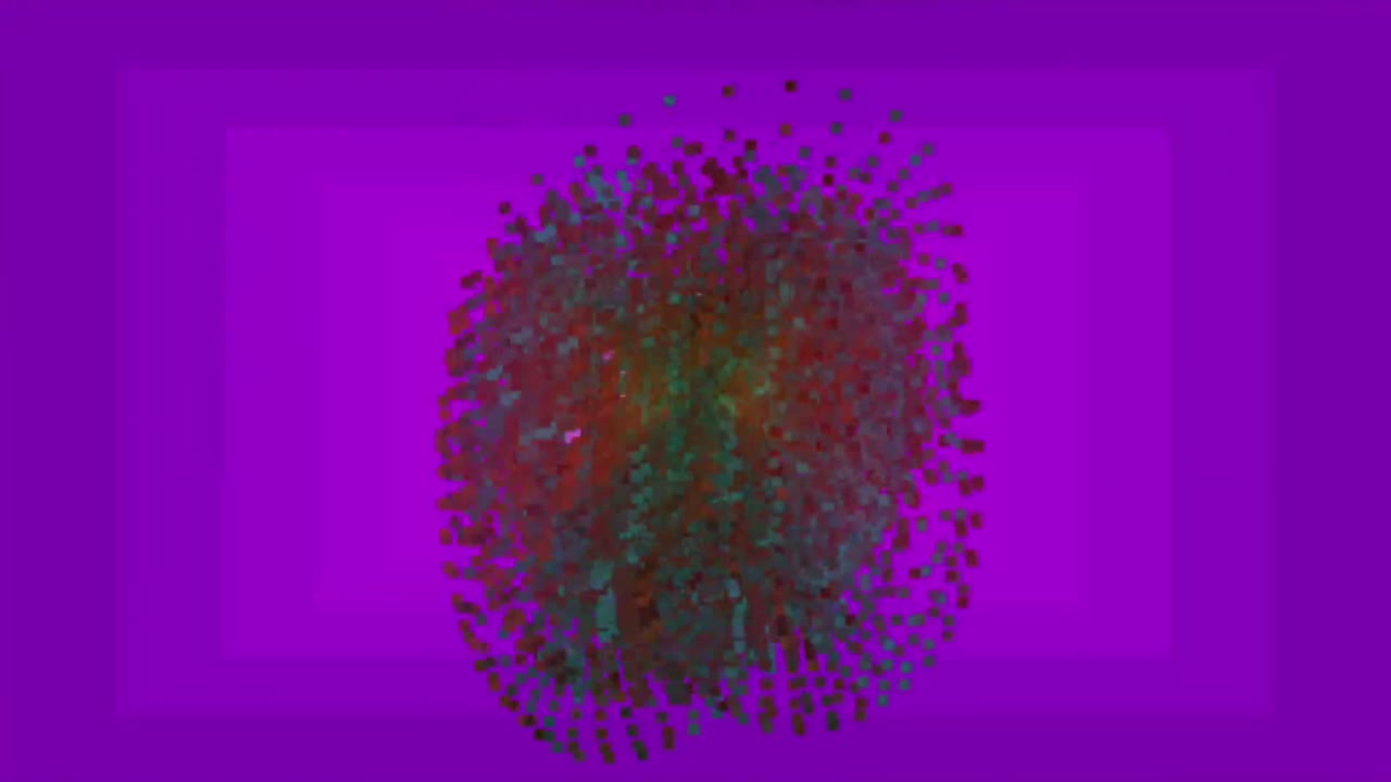 Reactive Gesture Piece: particle form reacting to head tracking